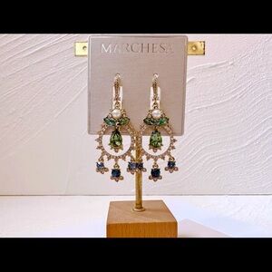 ISO BLUE / GREEN MARCHESA EARRINGS